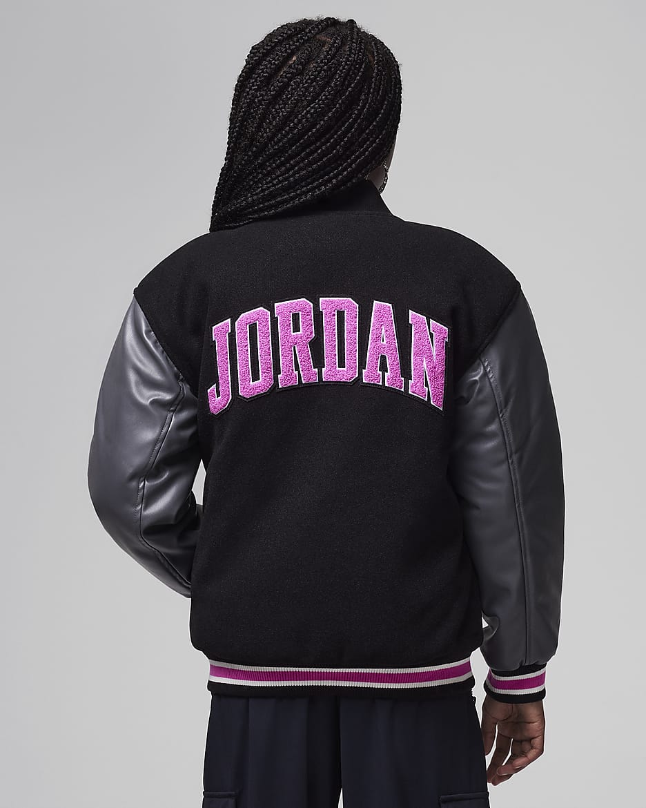 Nike jordan varsity jacket store